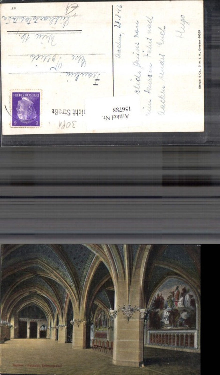 156788,Aachen Rathaus Krönungssaal pub Stengel Co