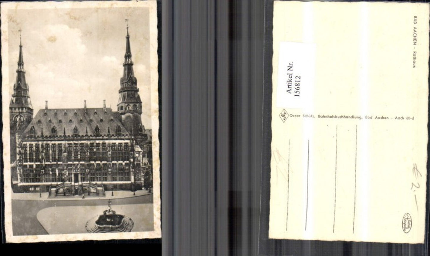 156812,Bad Aachen Rathaus