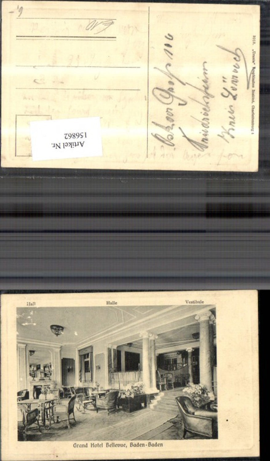 156862,Baden Baden Grand Hotel Bellevue Halle