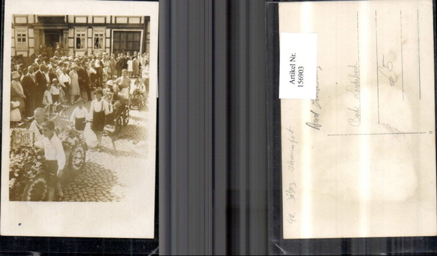 156903,Foto AK Bad Lauterberg am Harz Kinder Knaben Bub Junge Umzug