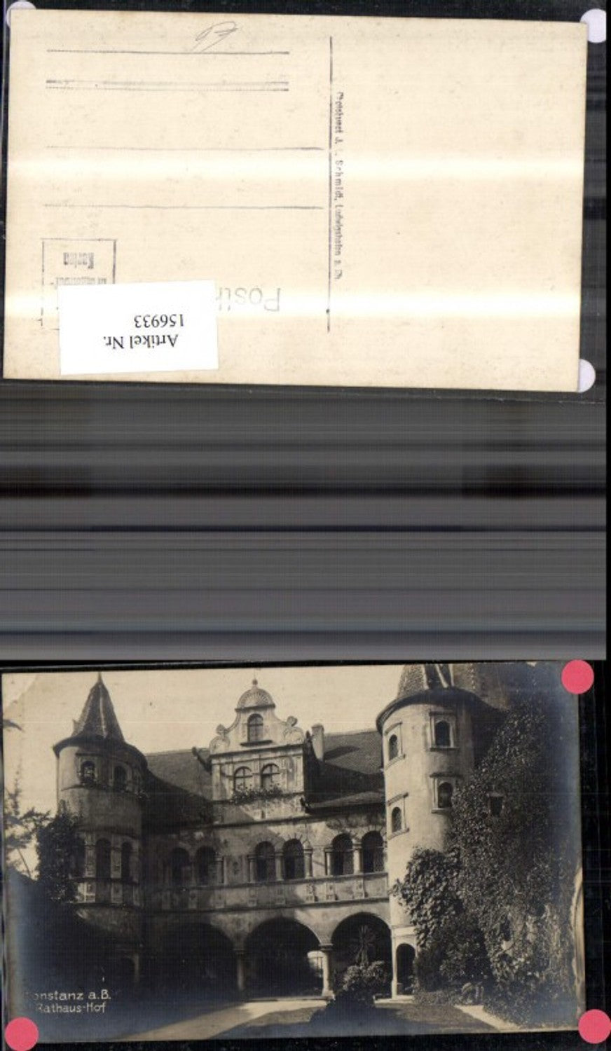 156933,Konstanz Rathaus Hof Detailansicht Freiburg