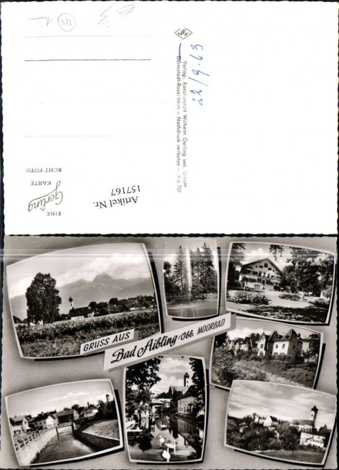 157167,Bad Aibling Mehrbild Ak 1963