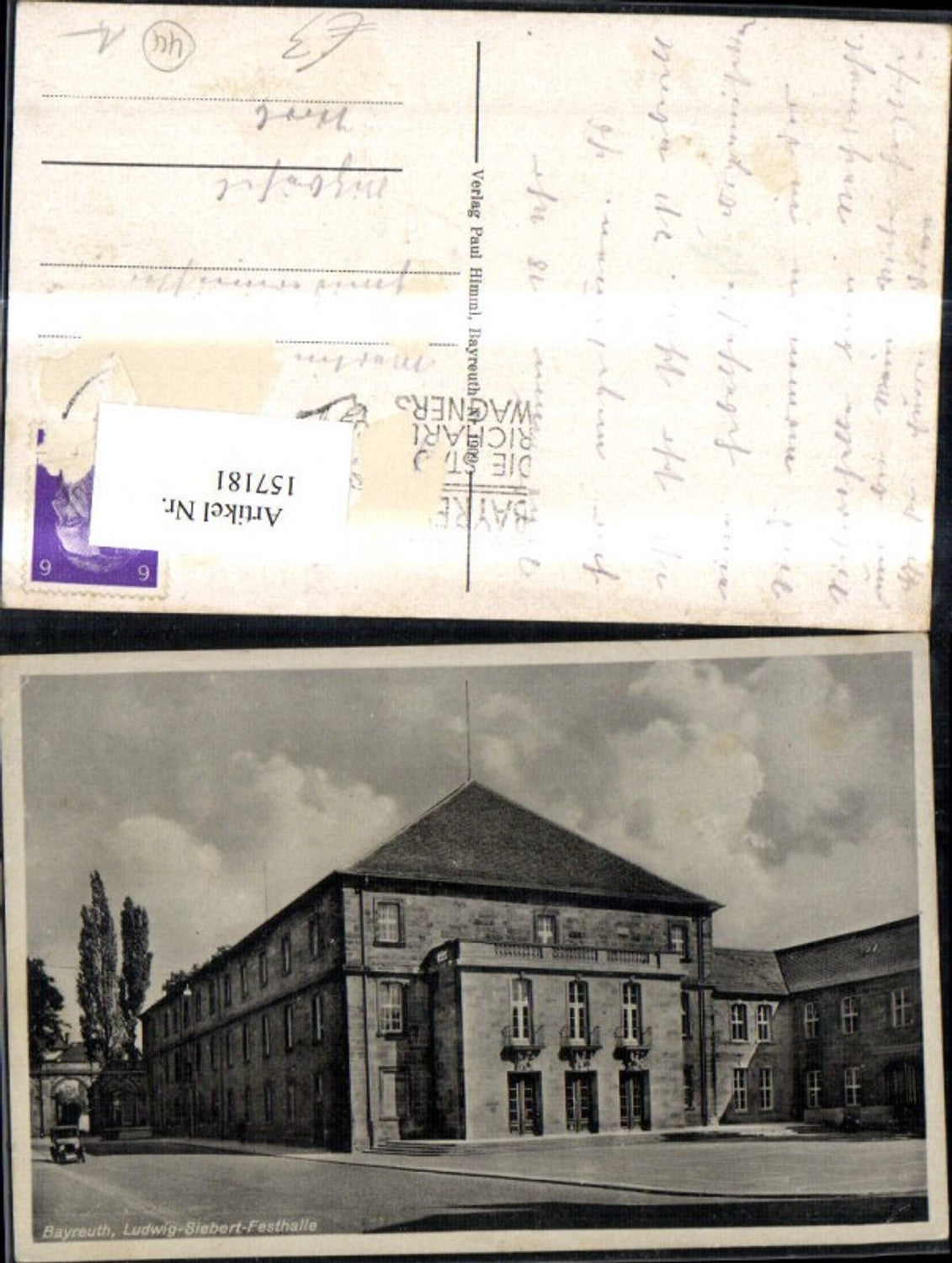 157181,Bayreuth Ludwig Siebert Festhalle