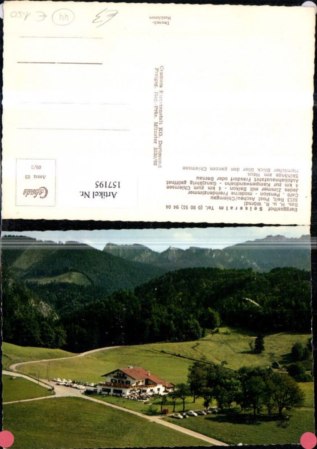 157195,Reit Aschau Chiemgau Berggasthof Seiseralm Bes. H u. R Wörndl
