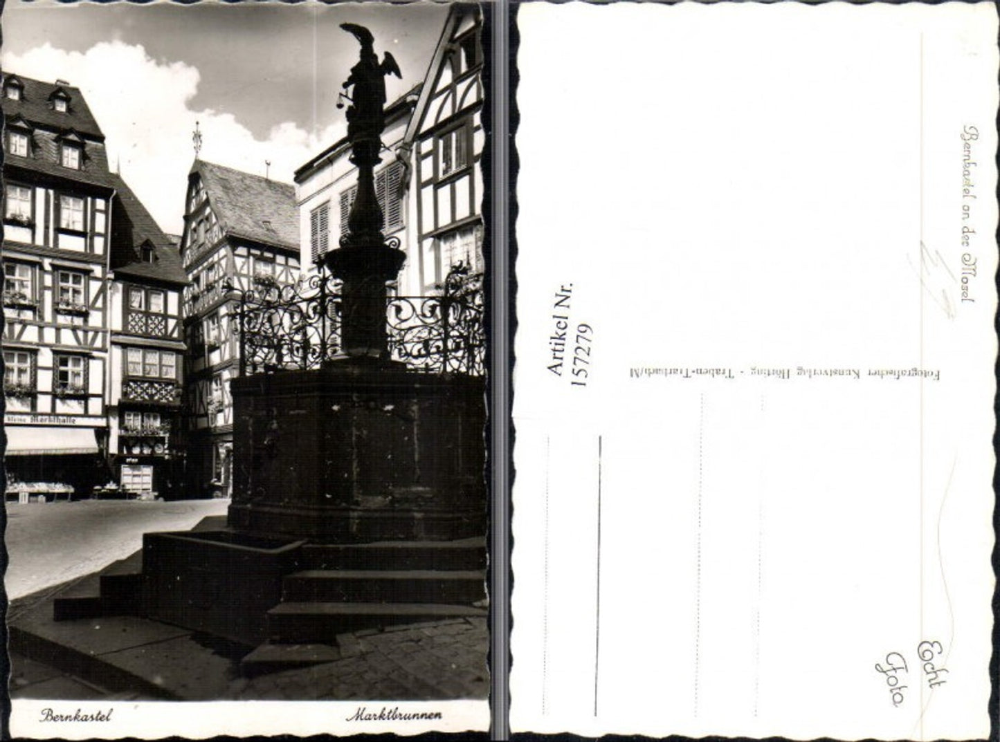 157279,Bernkastel-Kues a. d. Mosel Marktbrunnen