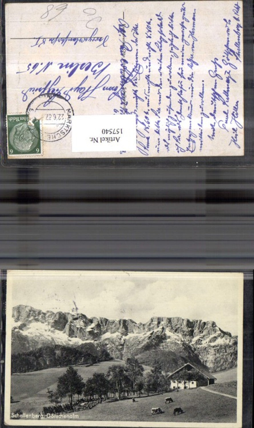 157540,Schellenberg Marktschellenberg Götschenalm 1937