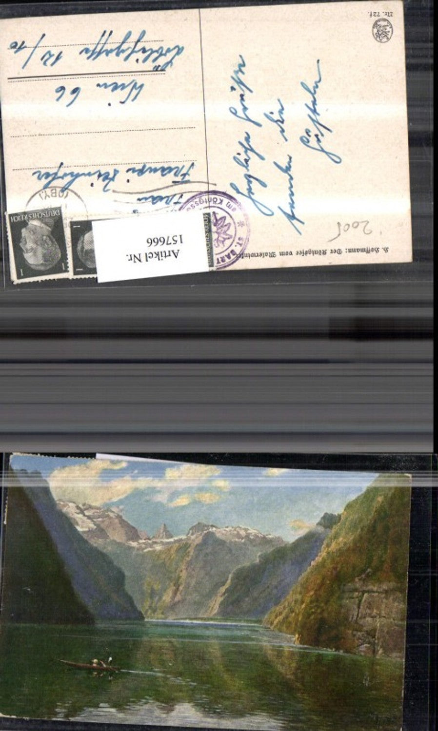 157666,Königsee v. Malerwinkel Ruderboot