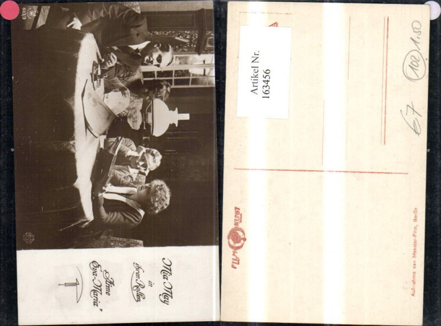 163456,Mia May i. Ihren Rollen Arme Eva Maria pub RPH Film Sterne 503/3