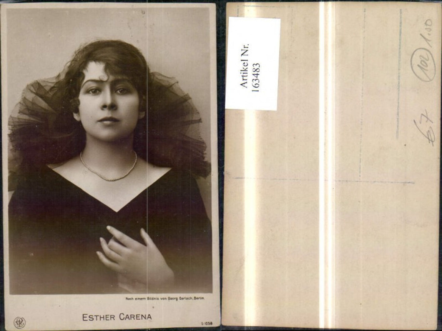 163483,Esther Carena pub NPG G 1058