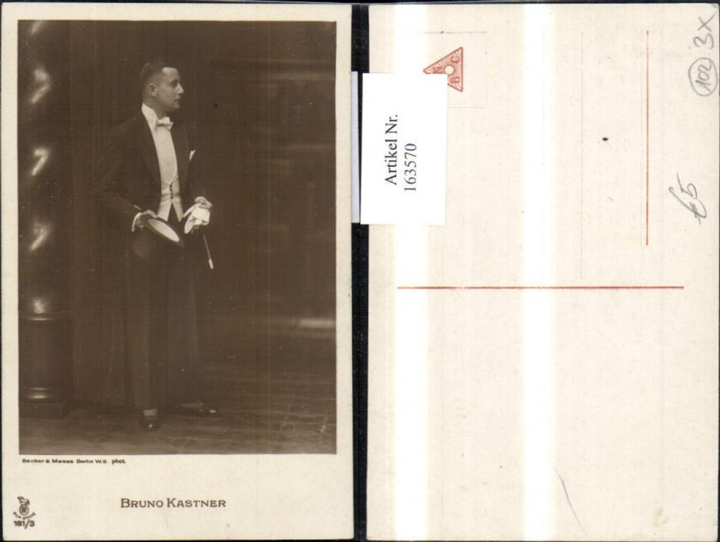 163570,Bruno Kastner pub RPH Film Sterne 181/3