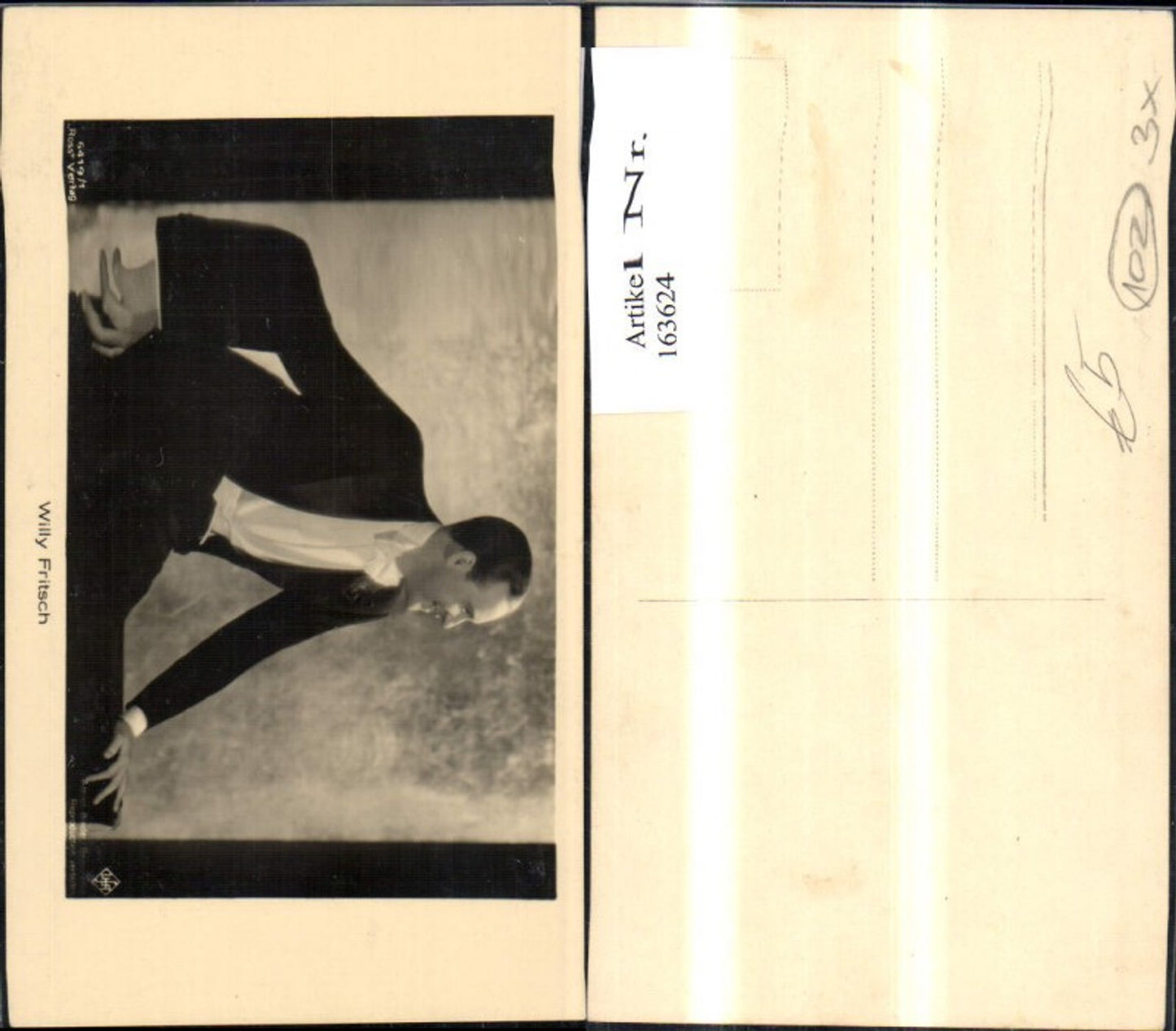 163624,Willy Fritsch pub Ross 6419/1