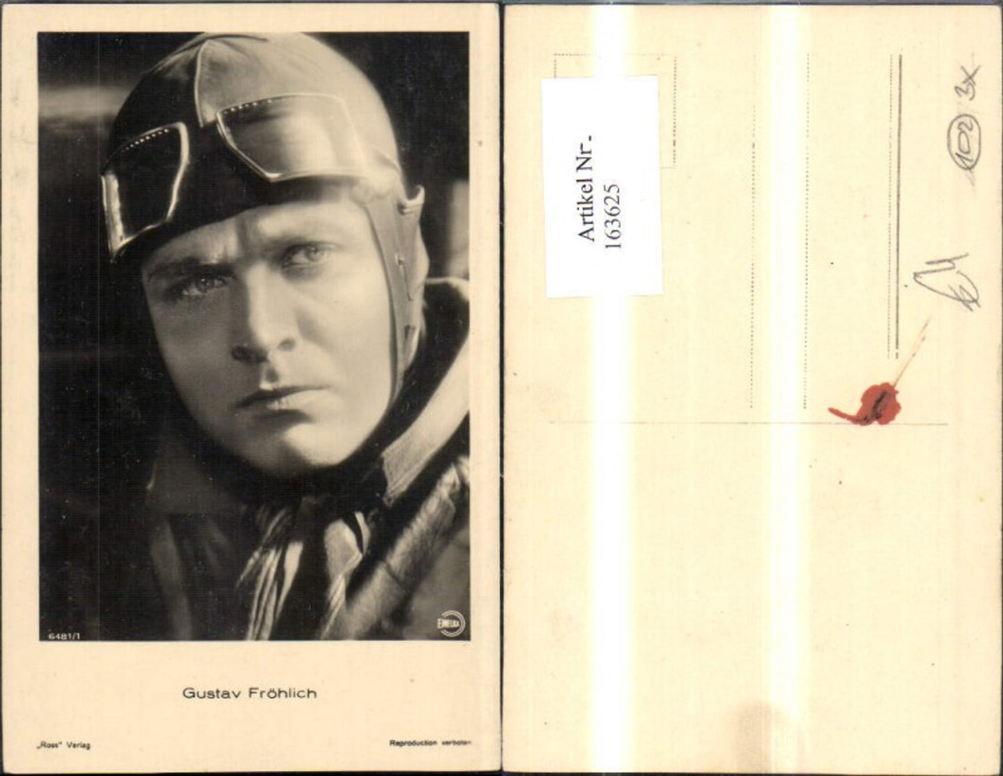 163625,Gustav Fröhlich pub Ross 6481/1