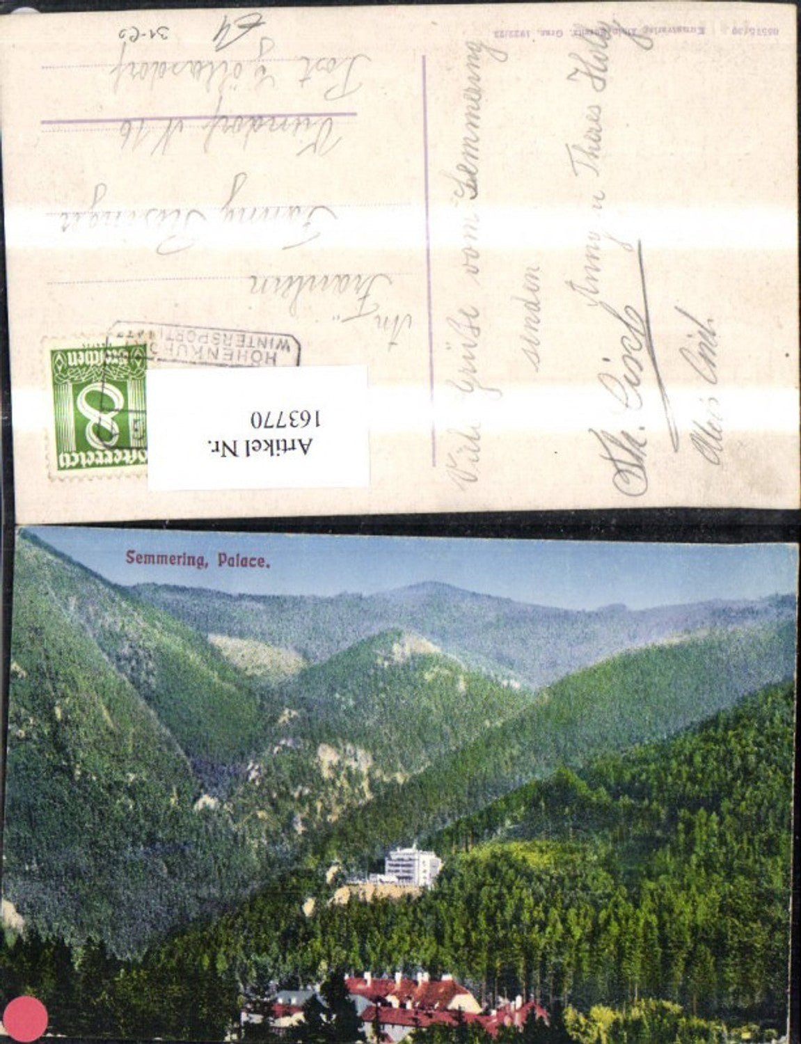 163770,Semmering Palace 1926