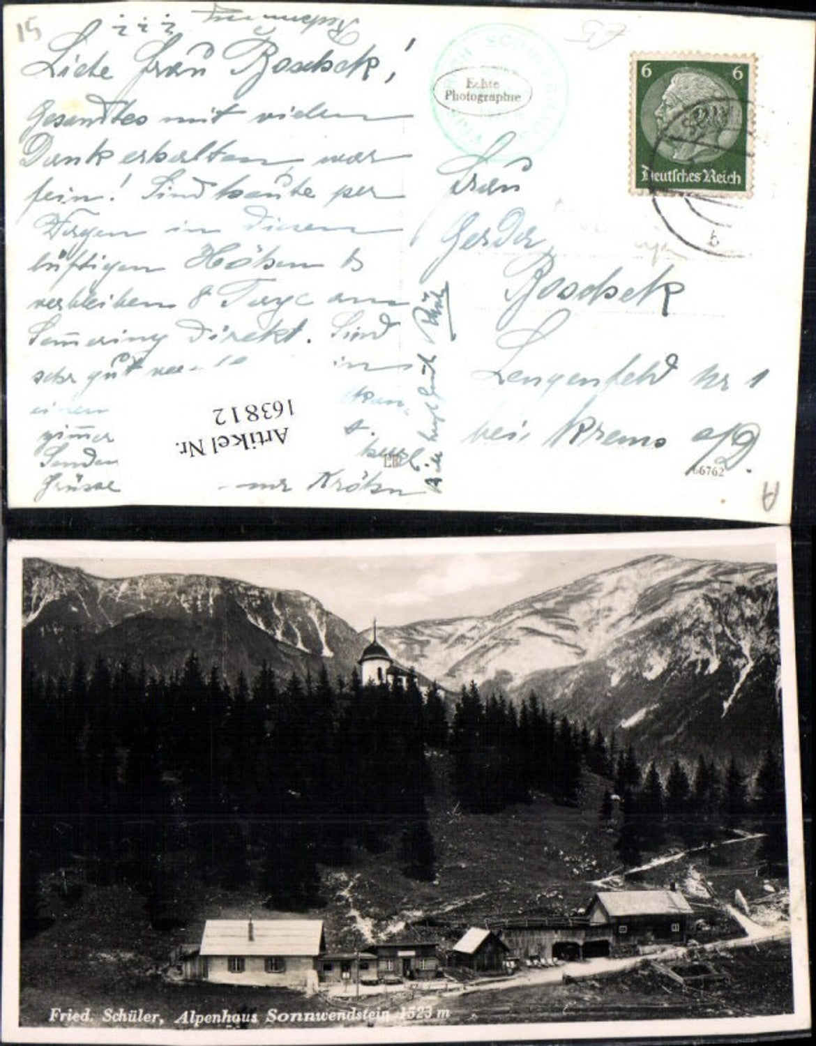 163812,Friedrich Schüler Alpenhaus Sonnwendstein