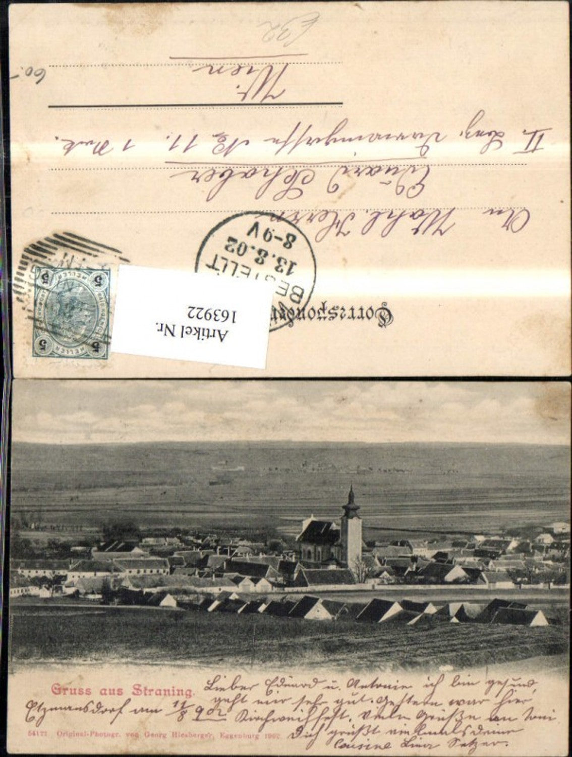 163922,Straning-Grafenberg b. Eggenburg 1902