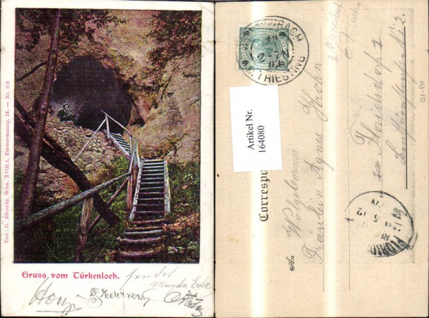 164080,Türkenloch Steinwandklamm b. Weißenbach a. d. Triesting