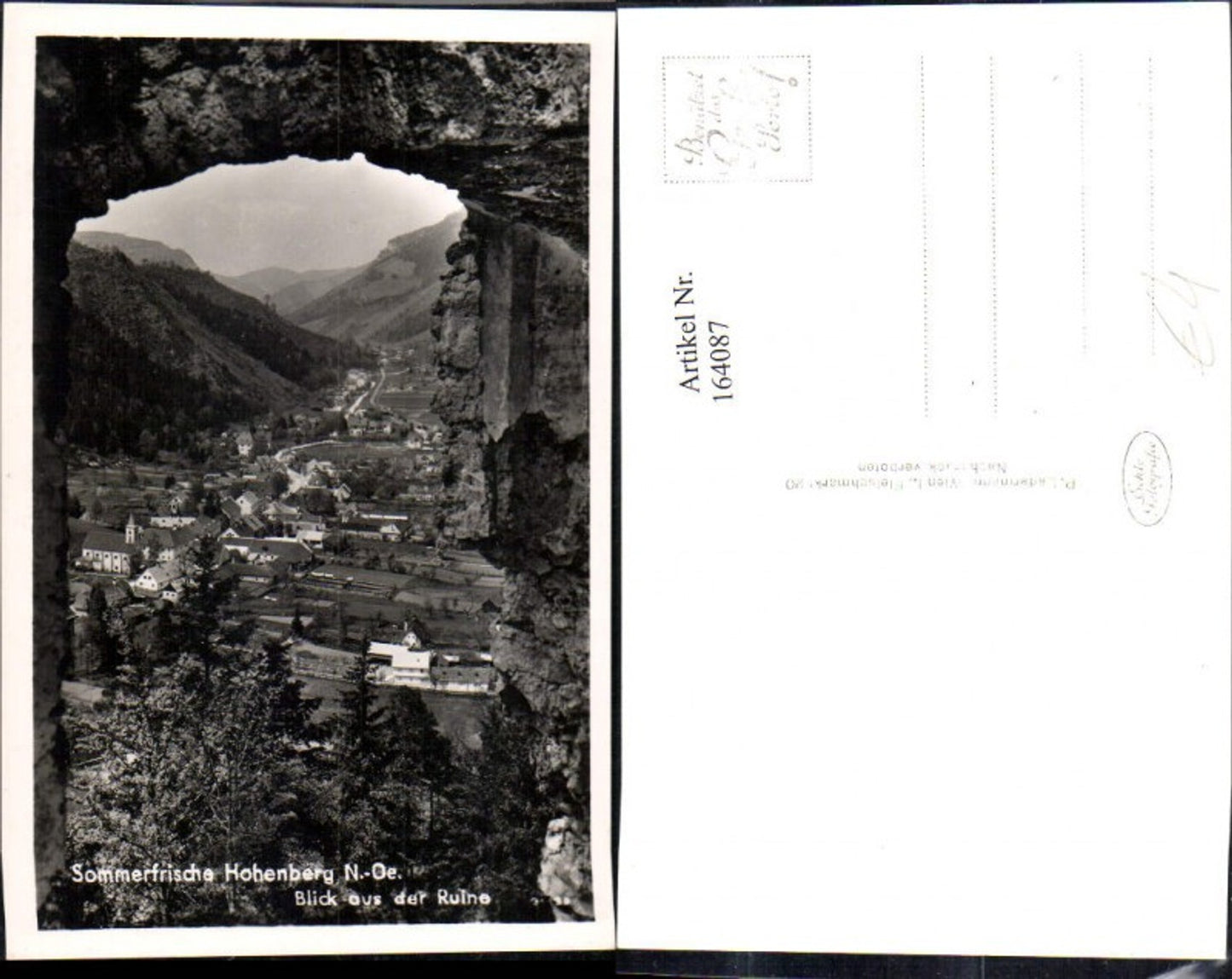 164087,Hohenberg Blick aus d. Ruine