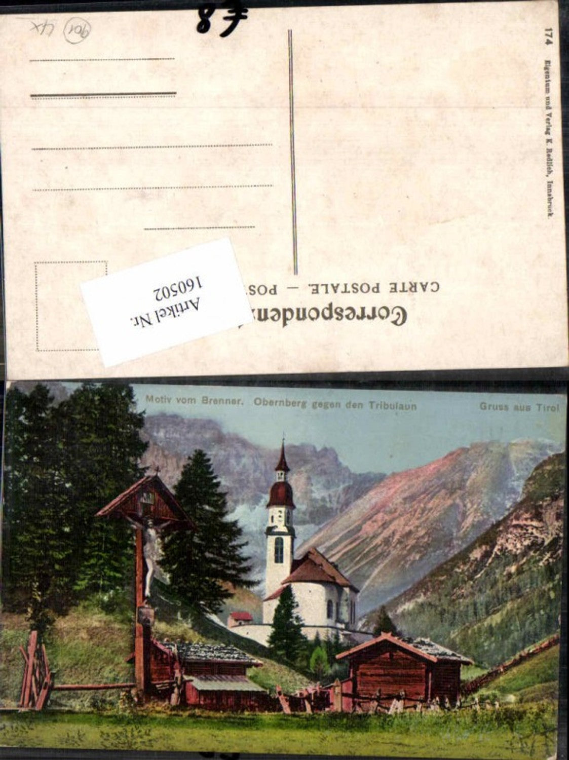 Alte Ansichtskarte – Old Postcard
