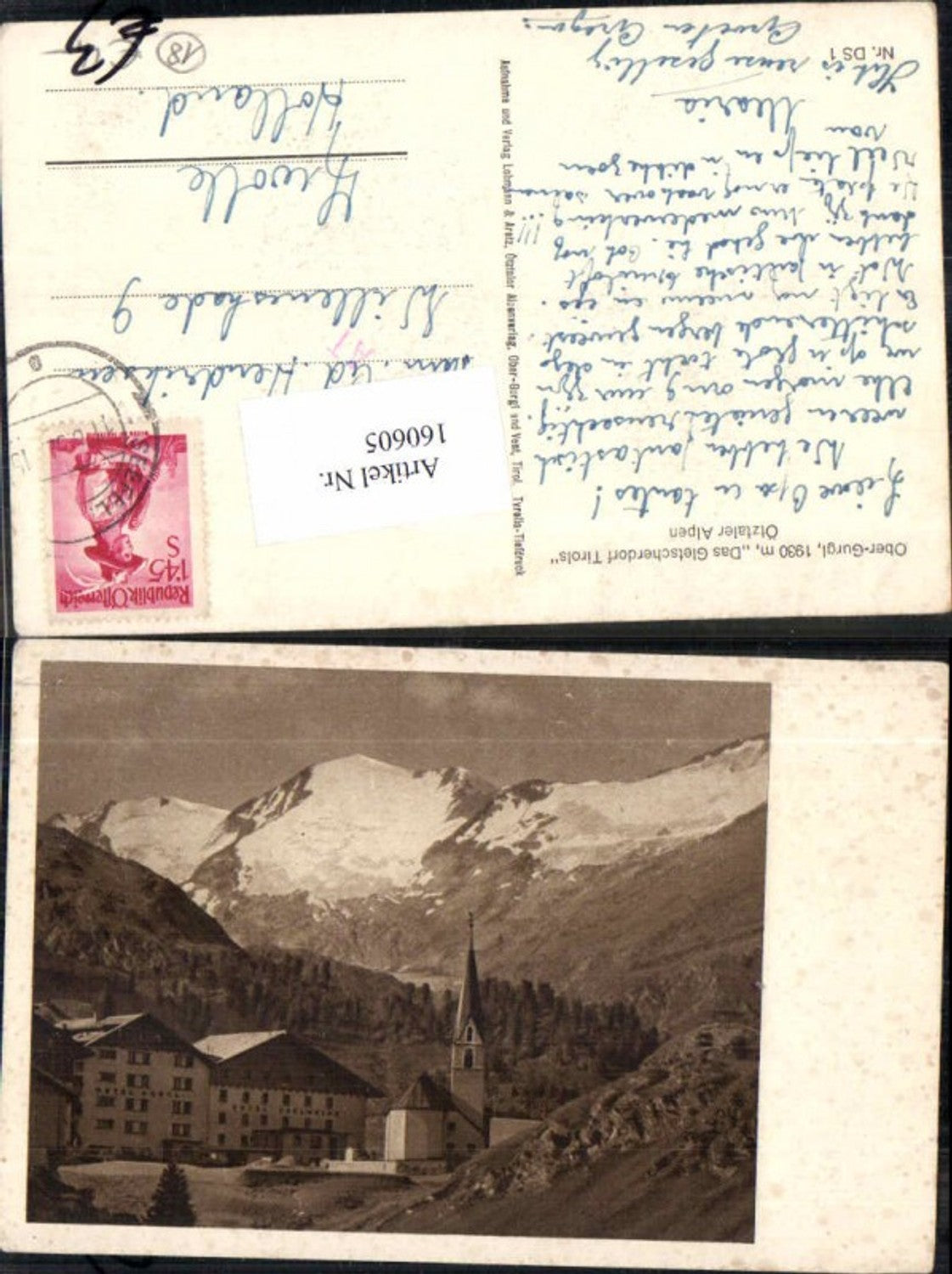 Alte Ansichtskarte – Old Postcard