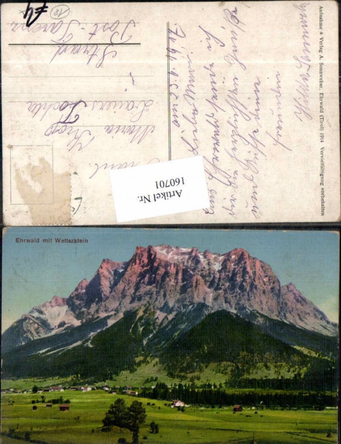 Alte Ansichtskarte – Old Postcard