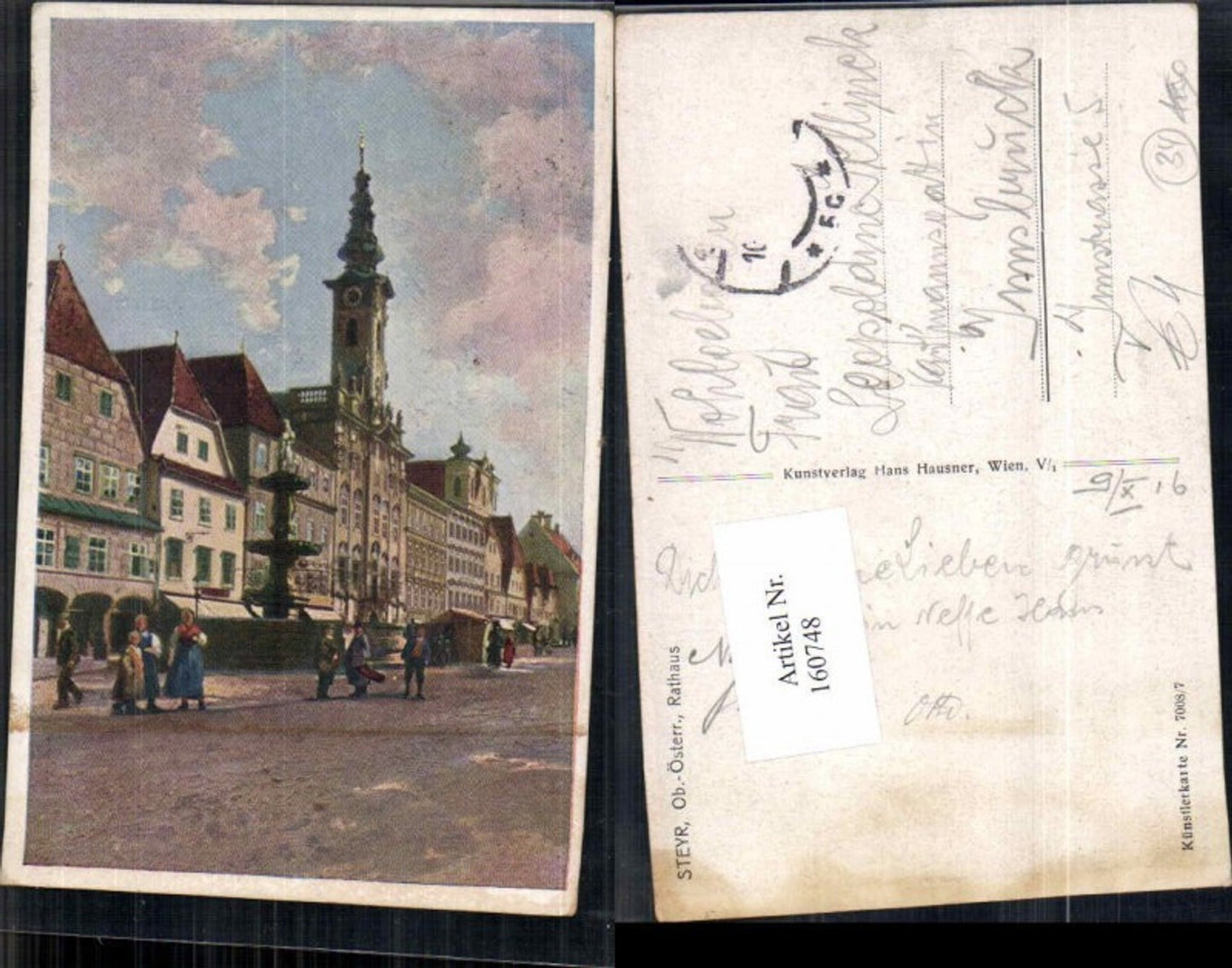 160748,Steyr Stadt Rathaus pub Hans Hausner 7008-7