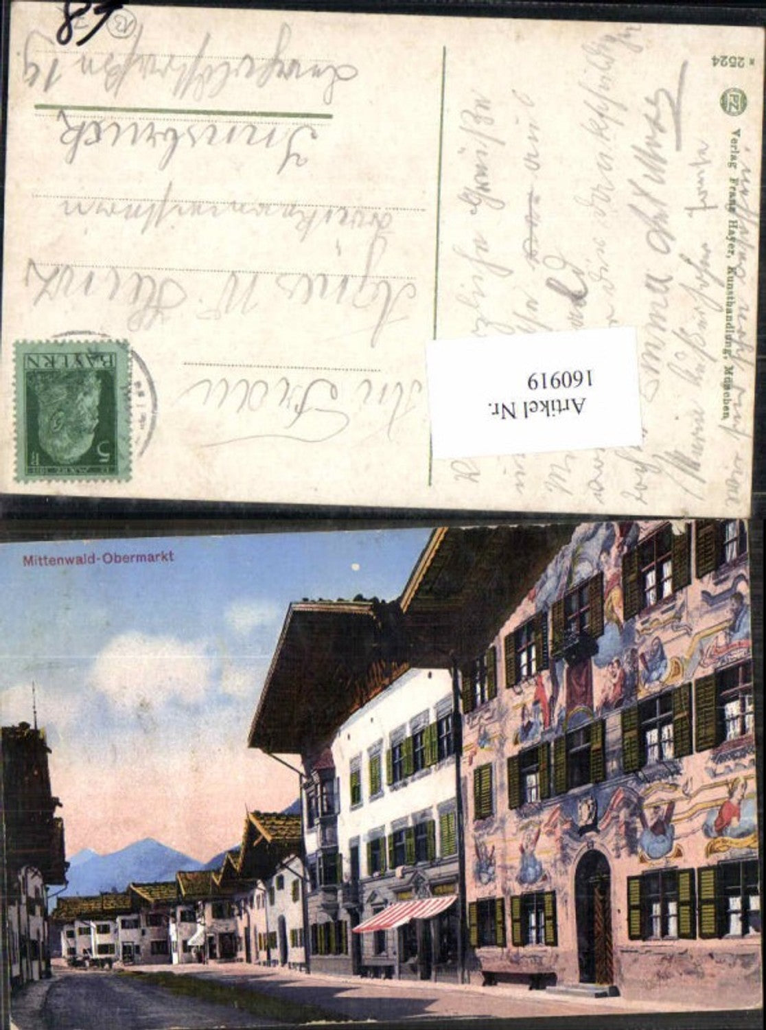 160919, Mittenwald in Bavaria, Obermarkt 1915