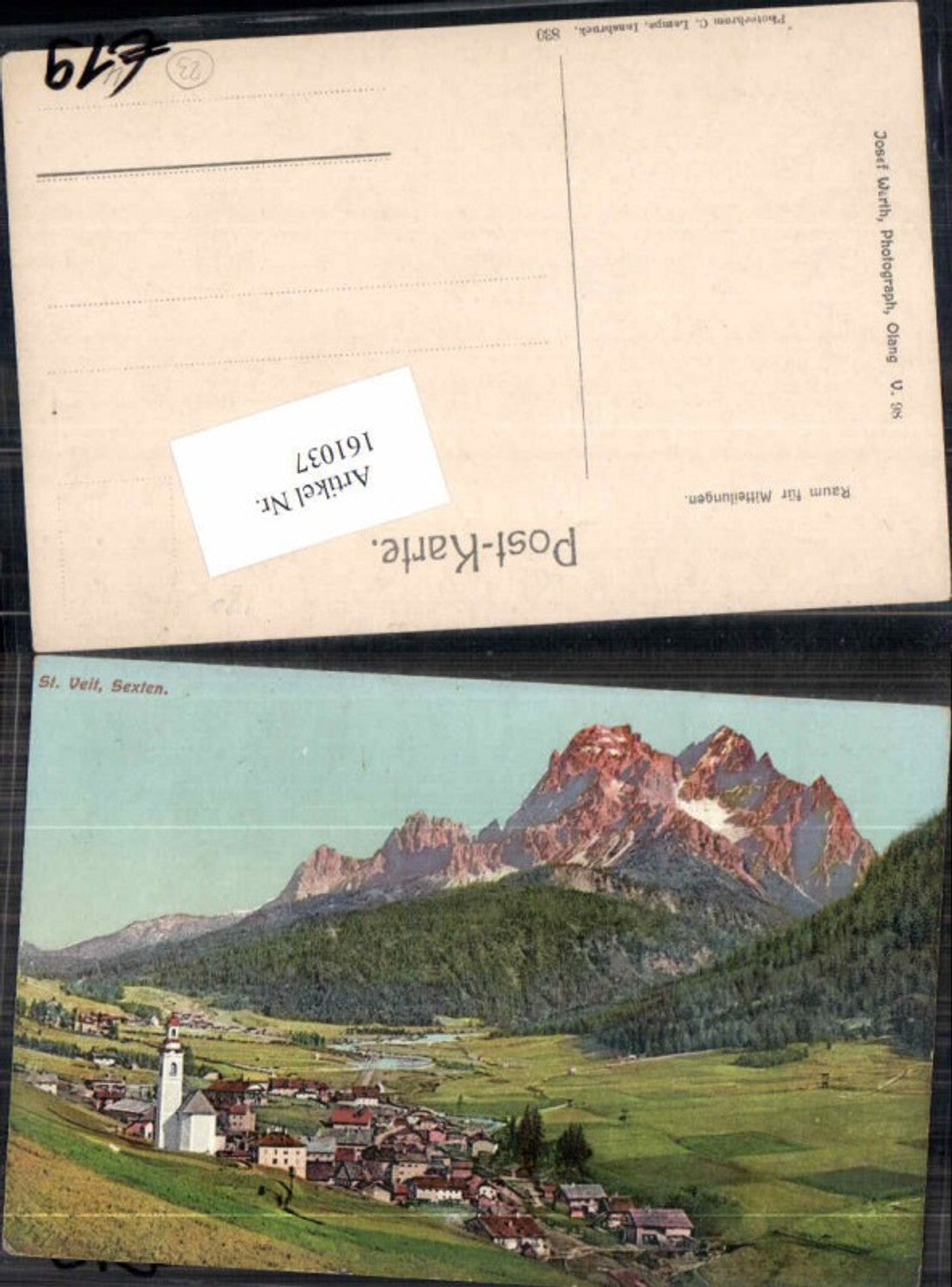 Alte Ansichtskarte – Old Postcard