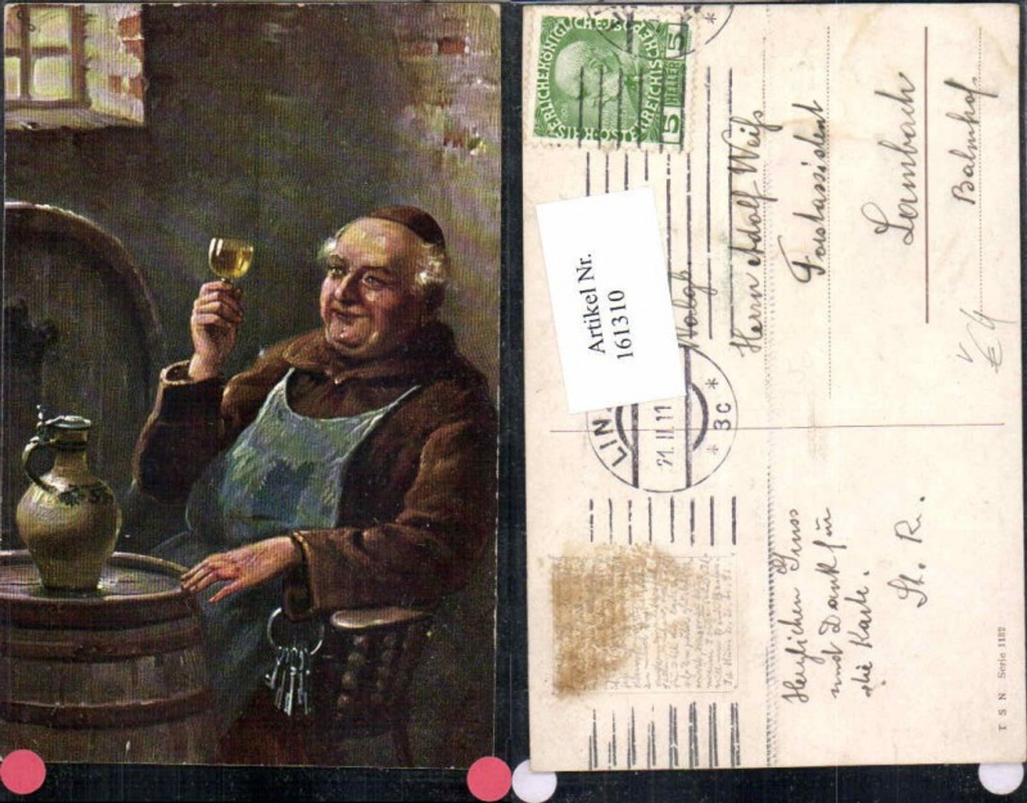 161310, Theo Stroefer 1132 Man with wine glass wine winemaker