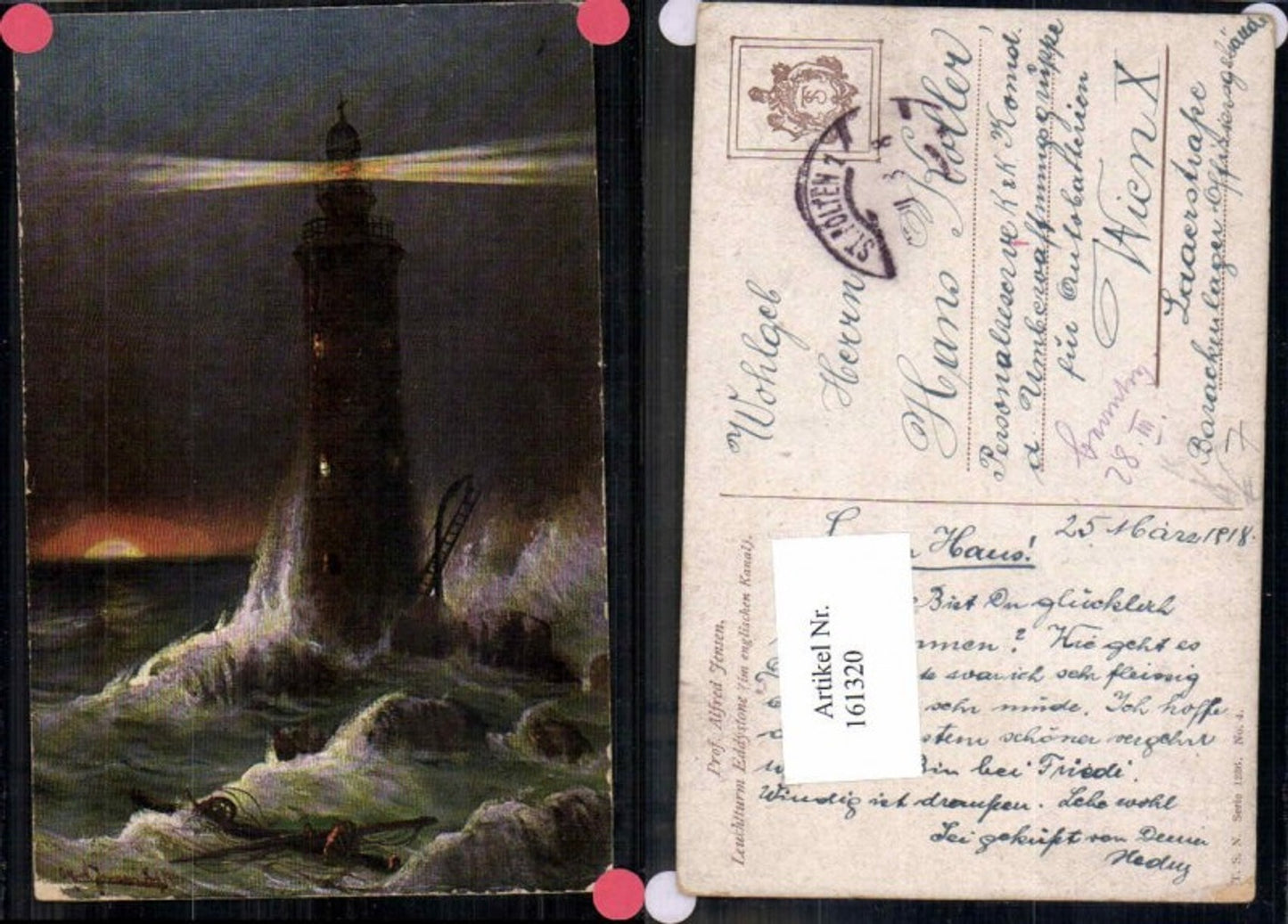 161320, Theo Stroefer 1236 - 4 Alfred Jensen Lighthouse Eddystone