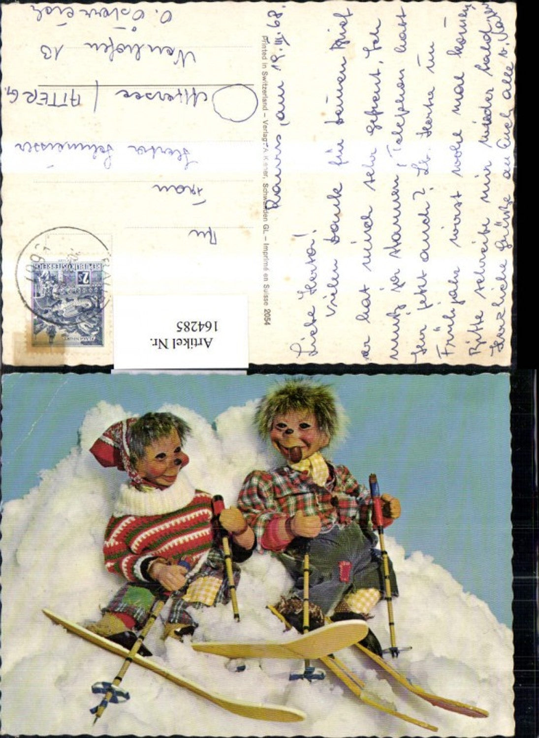164285, Dolls Skiing Snow Ski