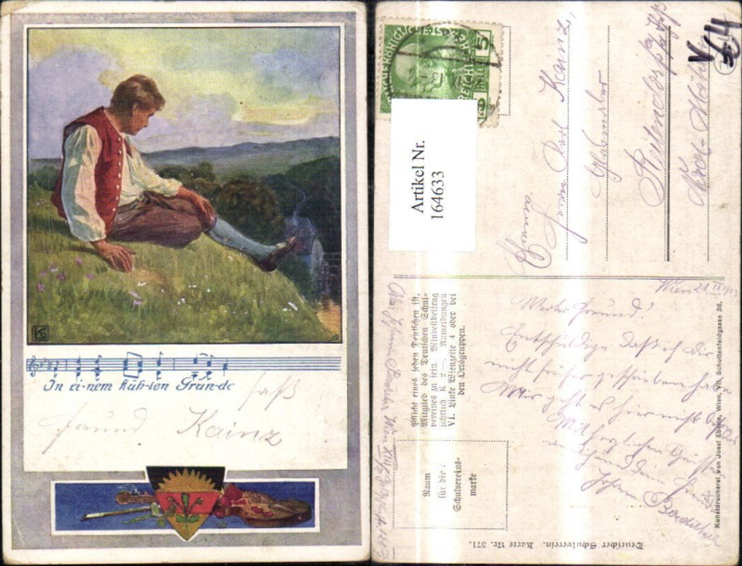 164633,Dt Schulverein 371 Mann Liedertext