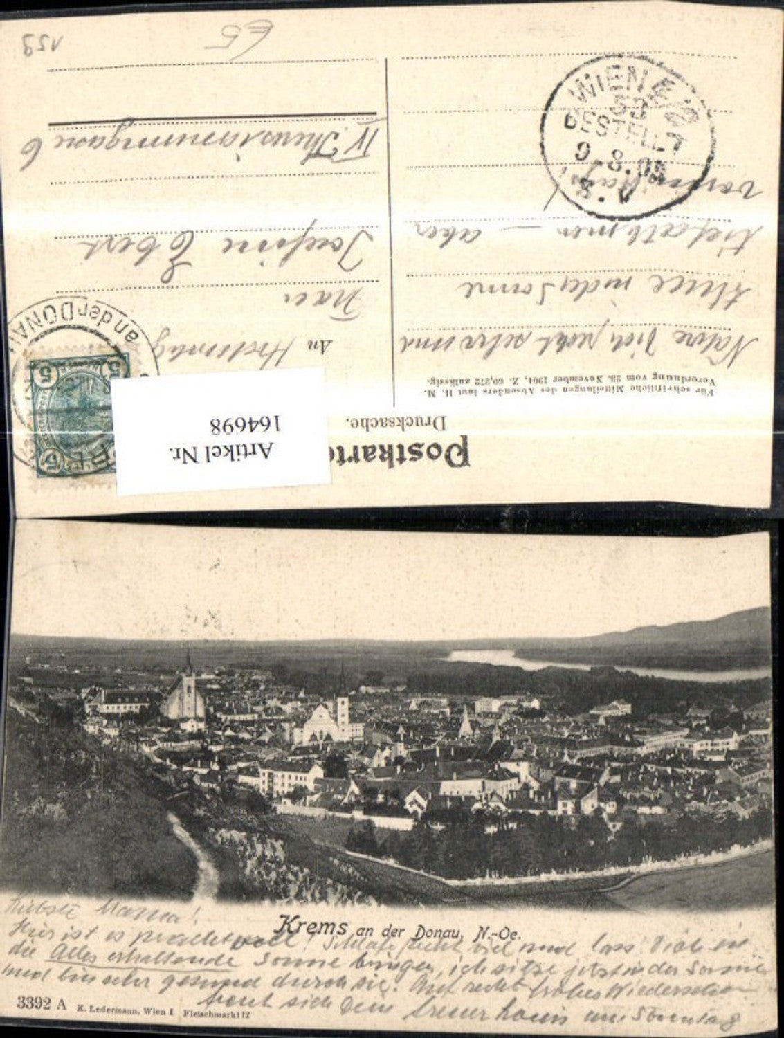 164698,Krems Totale 1905