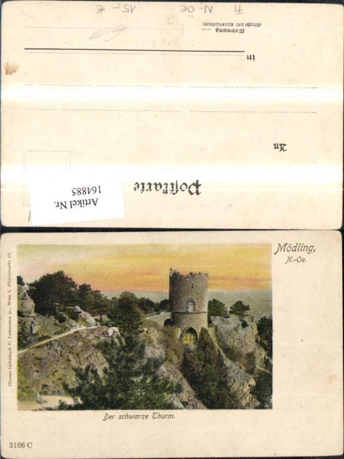 164885,Mödling Schwarzer Turm