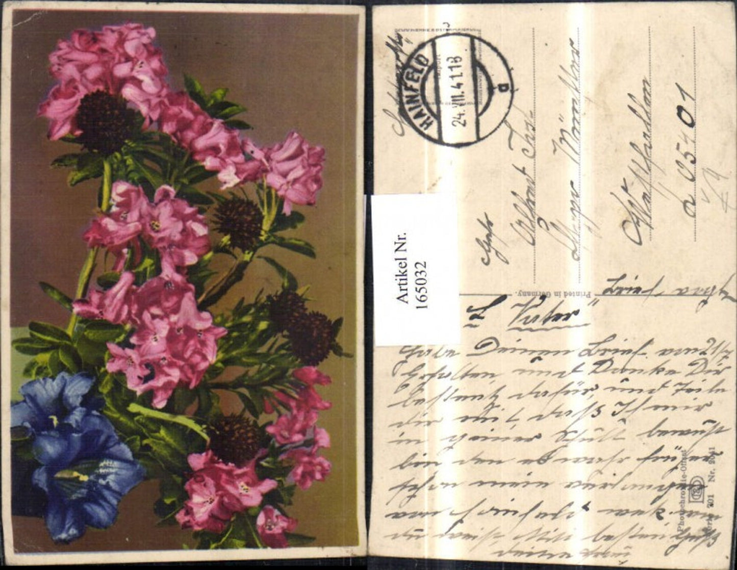 165032,Photochromie Nenke & Ostermaier 701/2041 Blumen