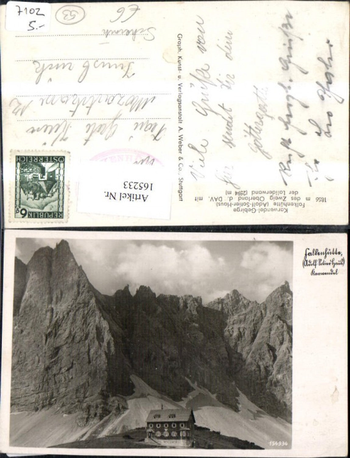 Alte Ansichtskarte – Old Postcard