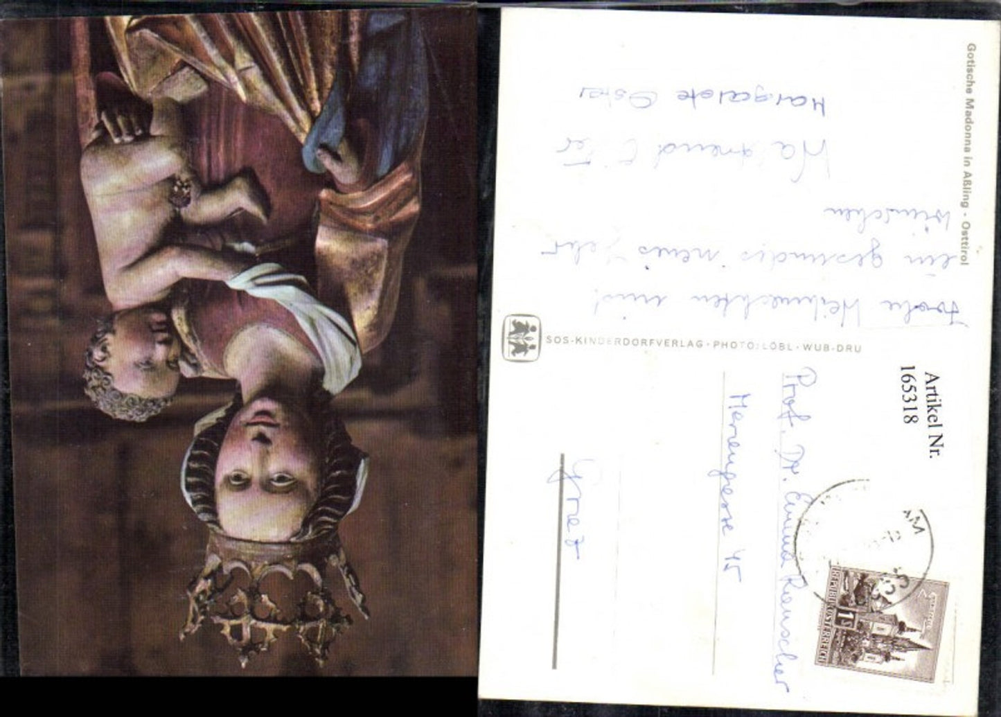 165318,SOS Kinderdorf Gotische Madonna i. Aßling Osttirol
