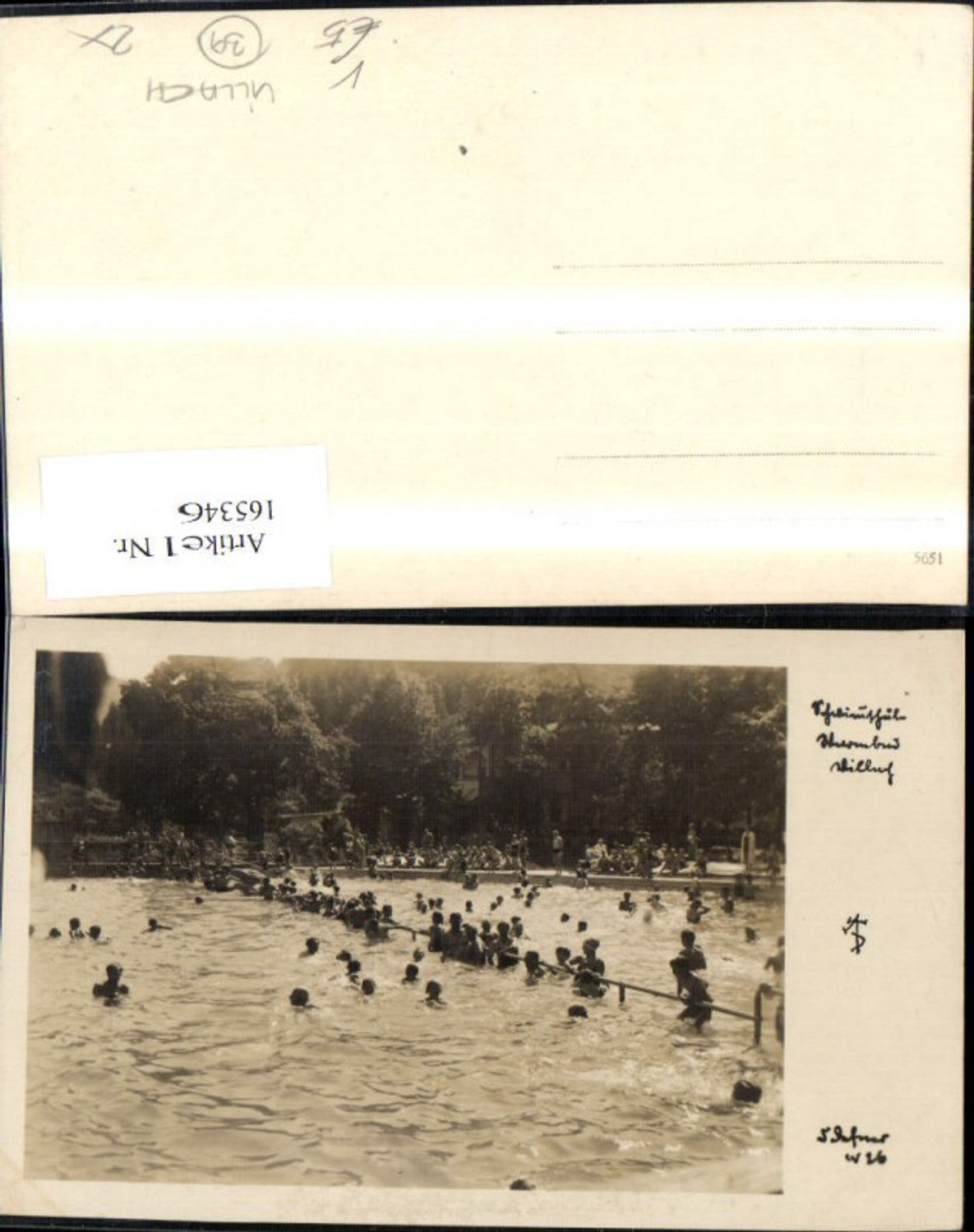 165346, Dr. Defner W 26 Warmbad Villach Swimming pool with persons