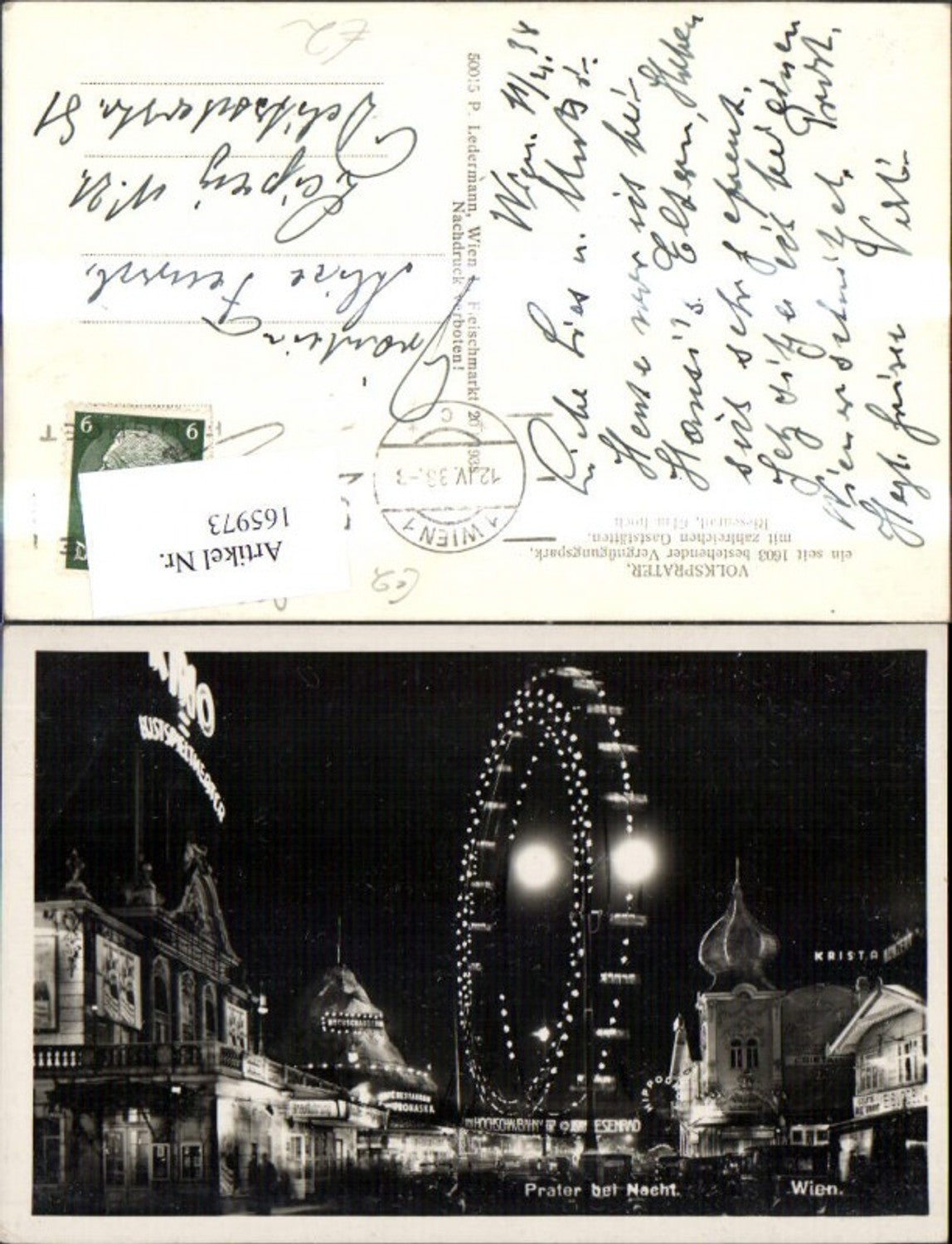 Alte Ansichtskarte – Old Postcard