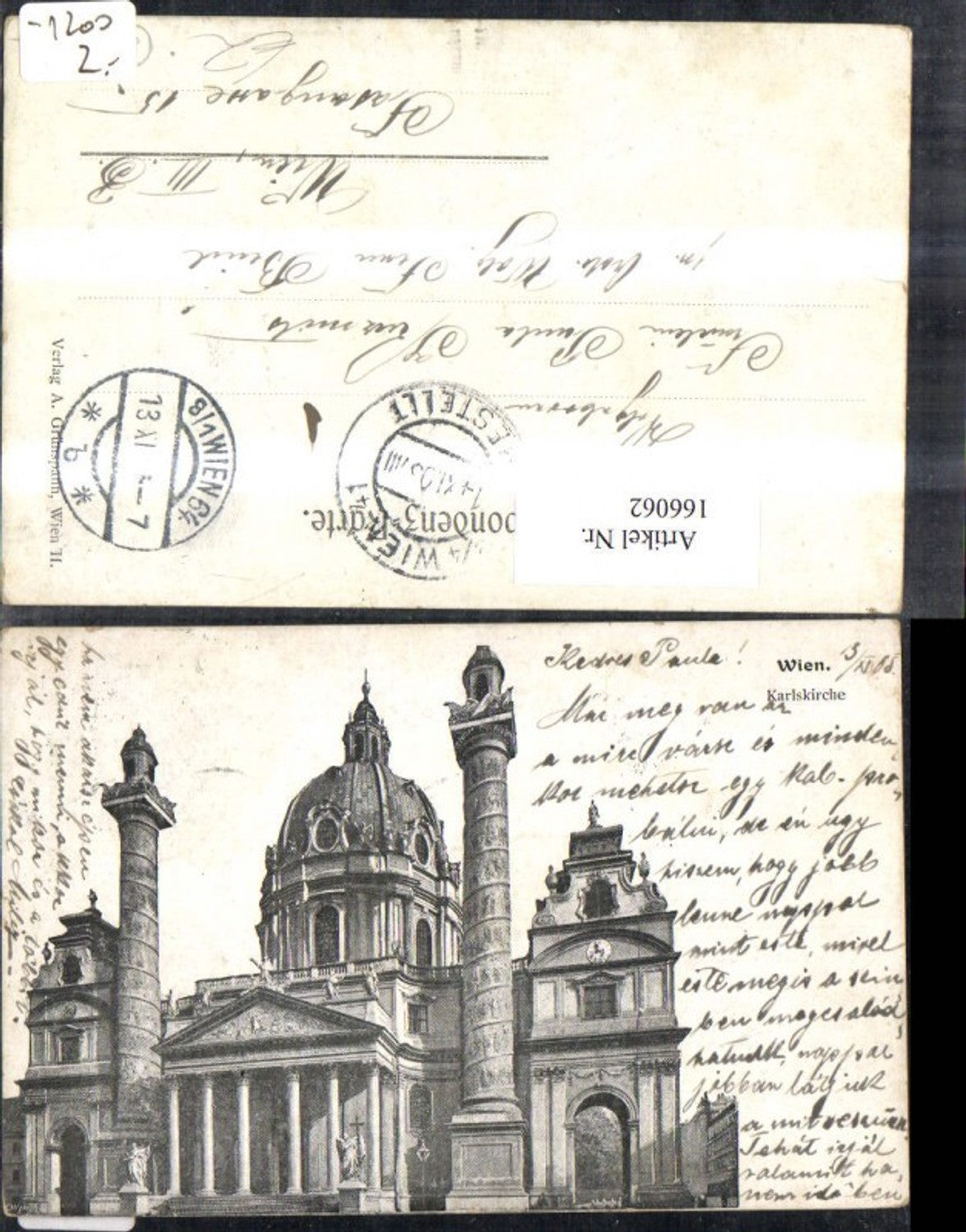 Alte Ansichtskarte – Old Postcard