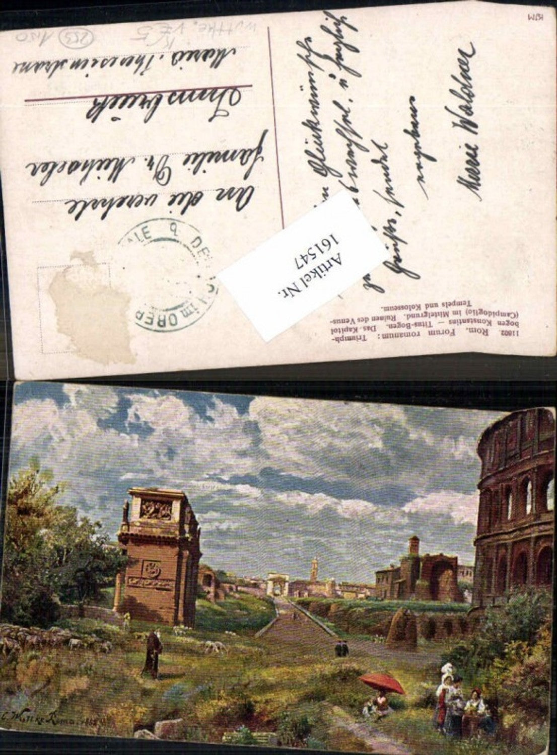161547,C. Wuttke Roma Rom um 1862 pub KJM 11802