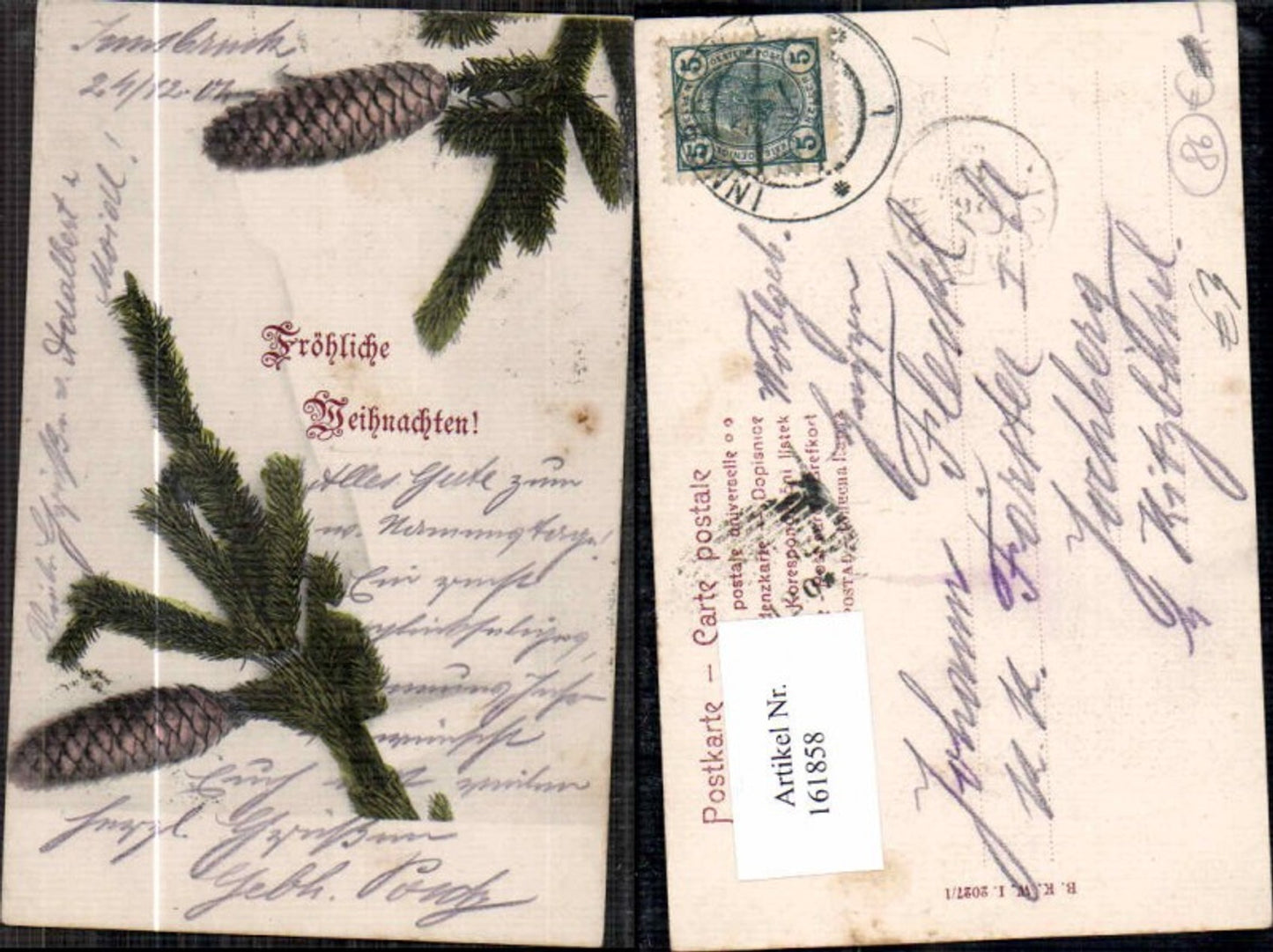 161858, Christmas fir branches twigs pine cones