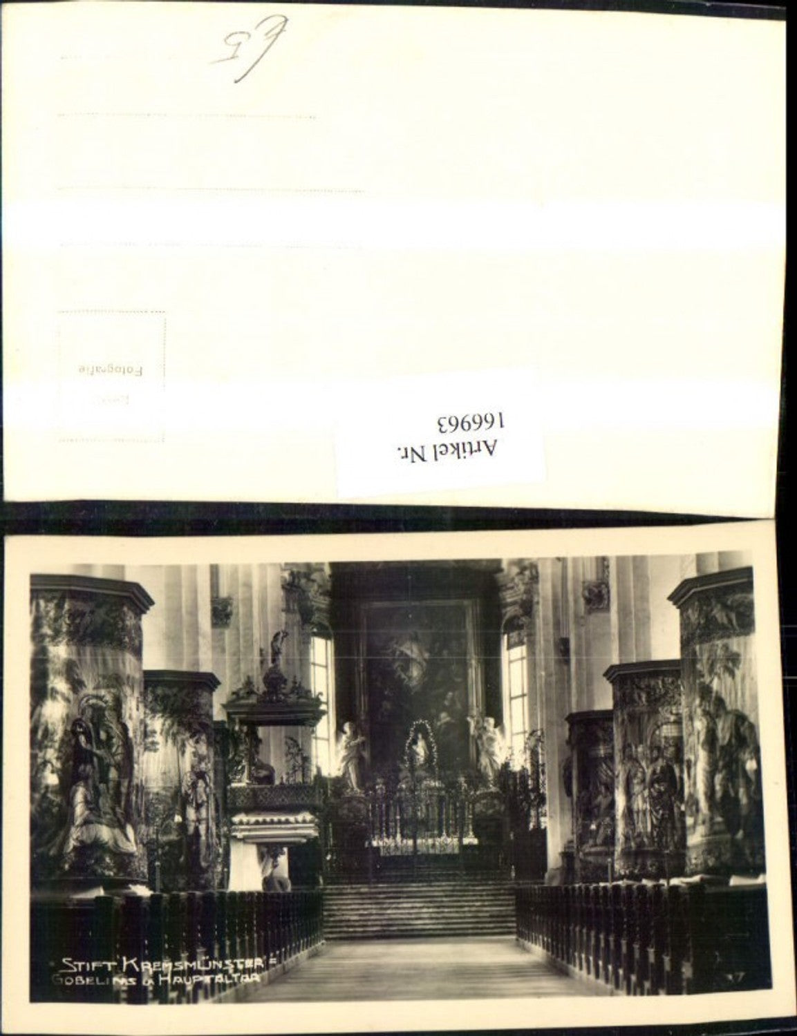 166963,Stift Kremsmünster Hauptaltar