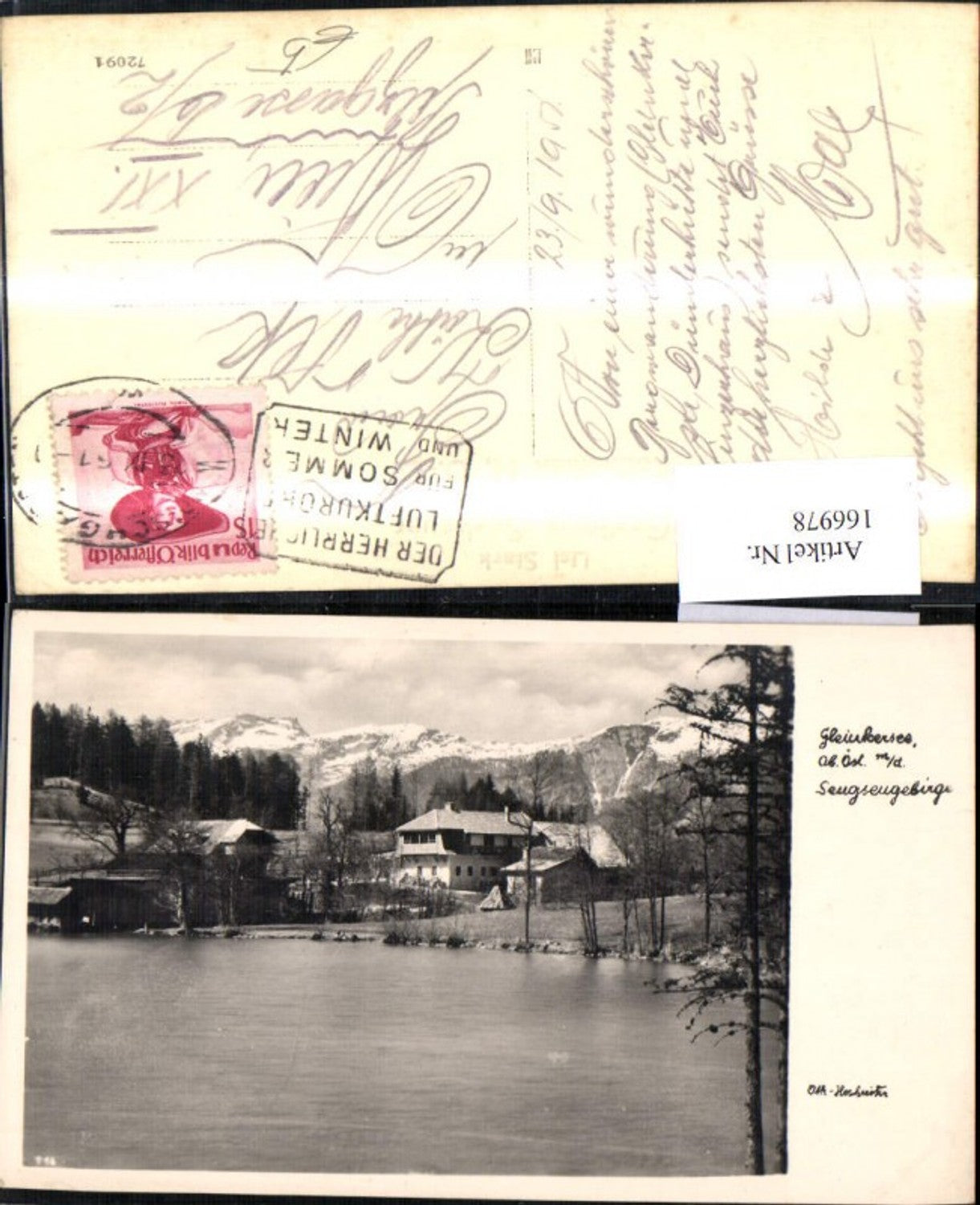 166978,Gleinkersee b. Spital am Pyhrn Sensengebirge