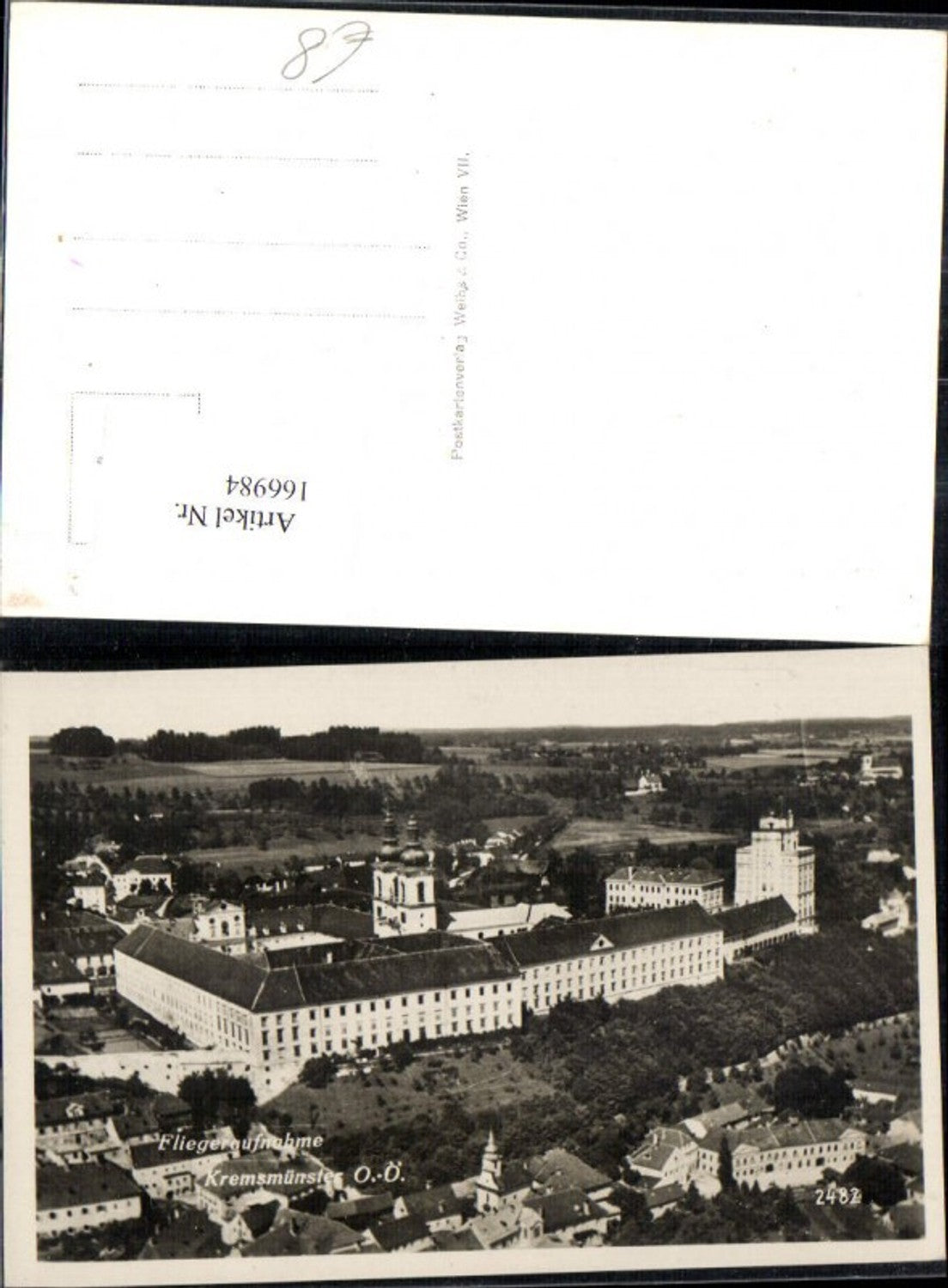 166984,Fliegeraufnahme Kremsmünster