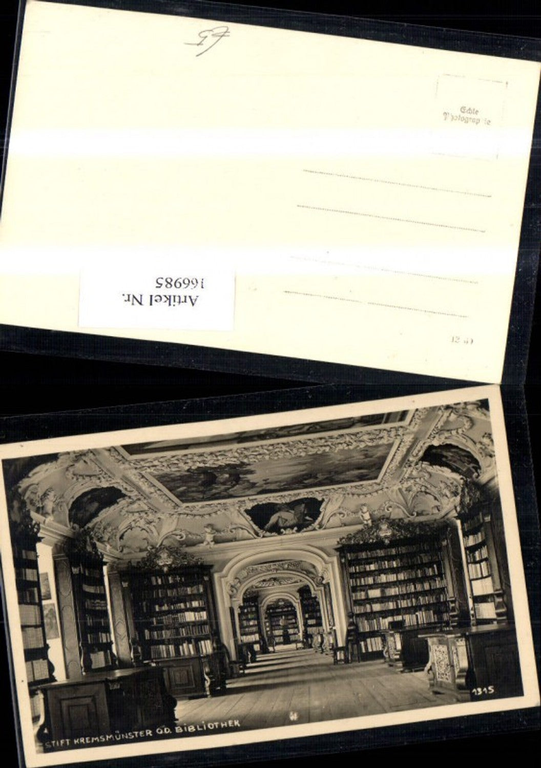166985,Stift Kremsmünster Bibliothek