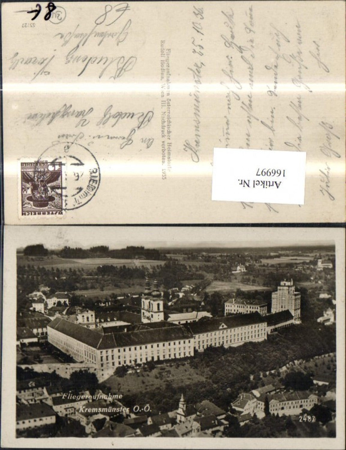 166997,Fliegeraufnhame Kremsmünster