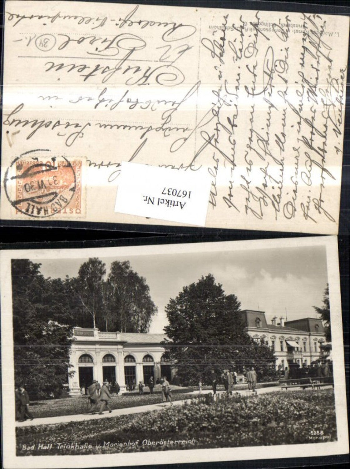 167037,Bad Hall Trinkhalle u. Marienhof