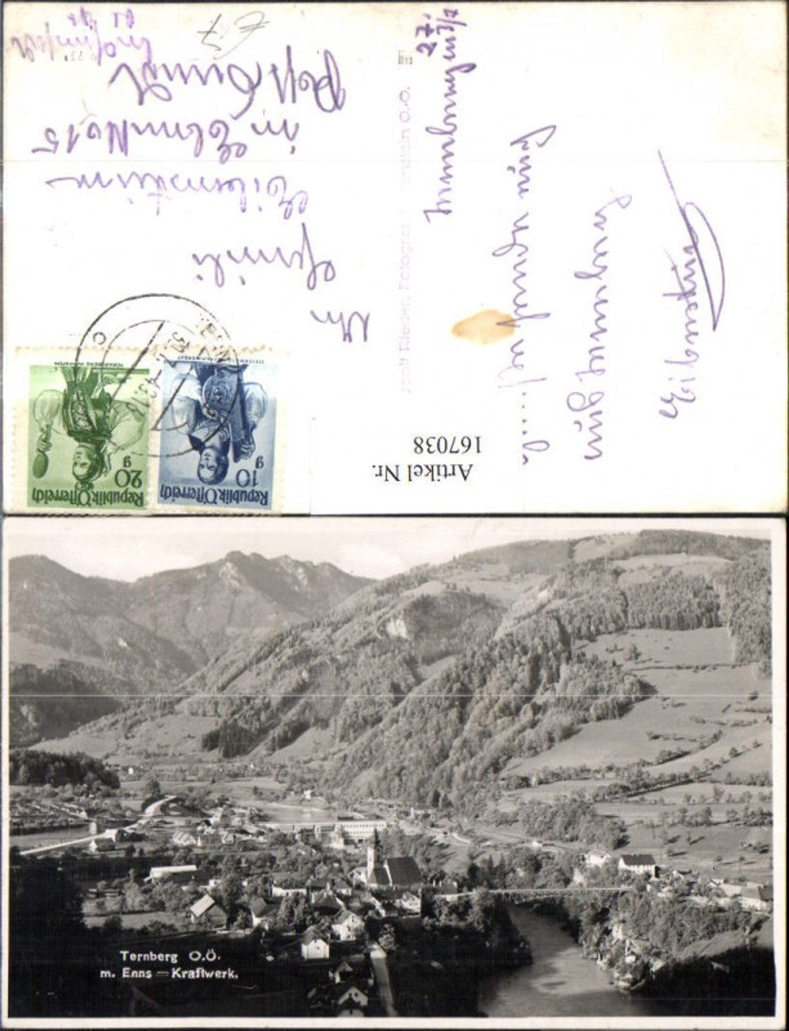 167038,Ternberg m. Enns Kraftwerk