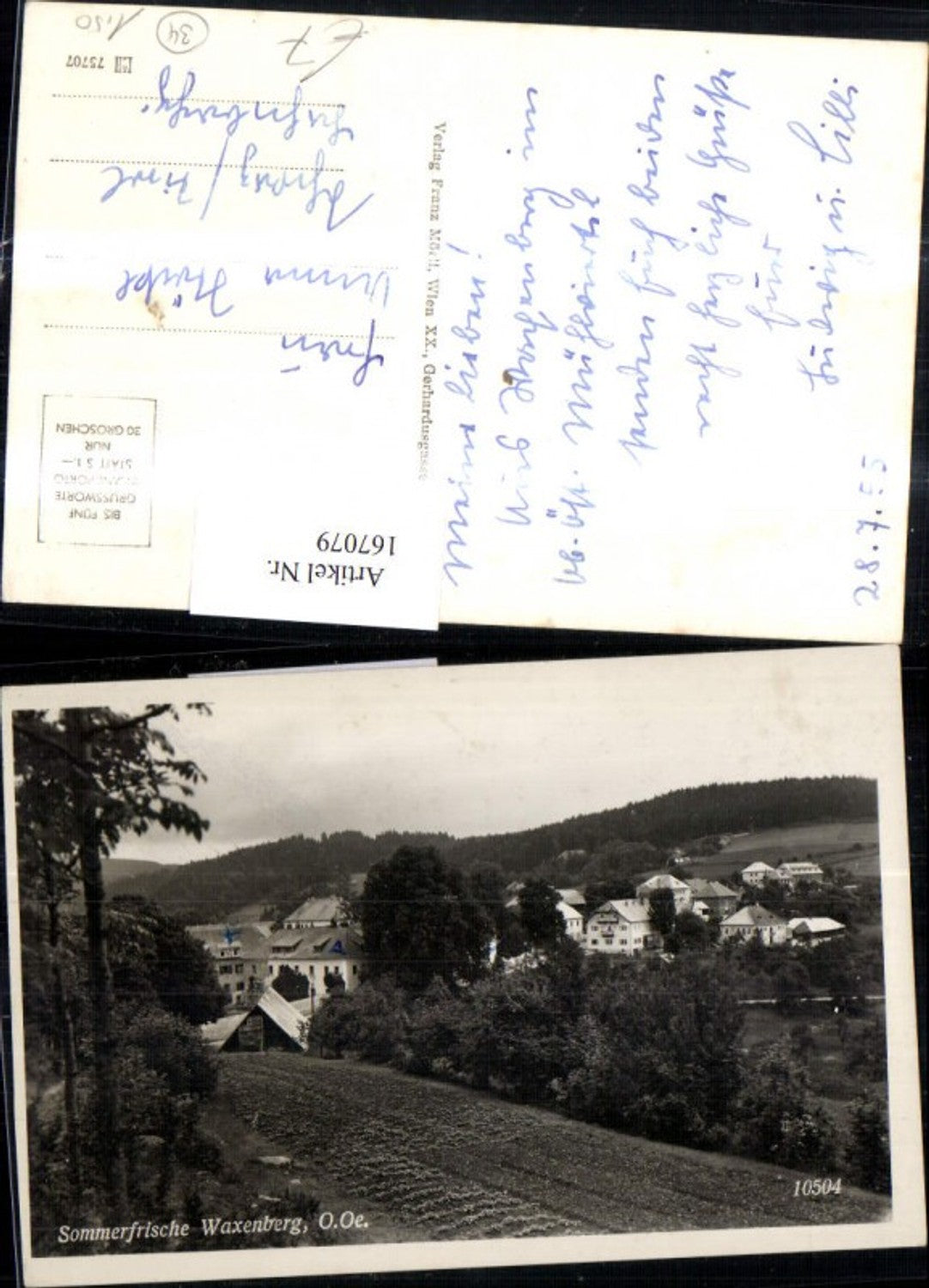 167079,Waxenberg b. Oberneukirchen 1955