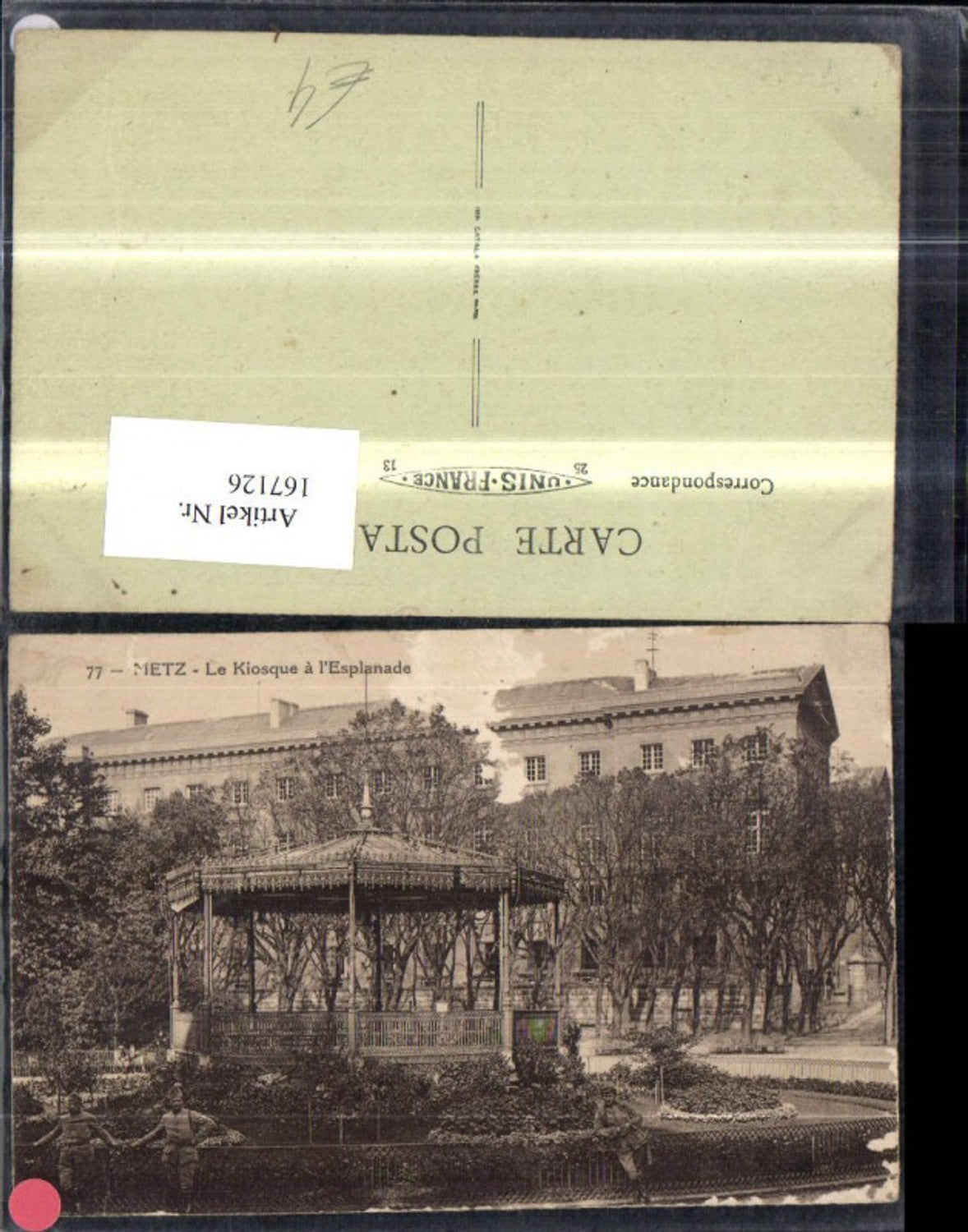 167126,Metz Le Kiosque al Esplanade
